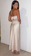 Paris Nights Skirt Set - Beige
