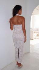 Calienne Lace Maxi Dress - White