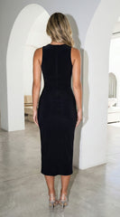 Thalía Midi Dress - Black