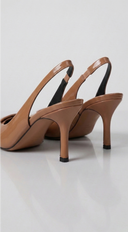 Rihanna Sling back Heel styled on foot