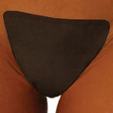 Peel and Toss Black Strapless Disposable Invisible Thong Panty (Pack of 10)