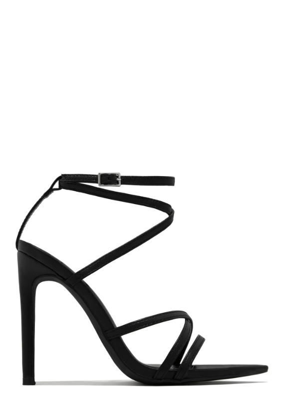 Annabella Strappy Heel - Black