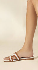 Tavana H Flat Sandal - Brown