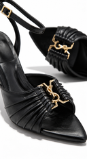 Jianna Single Sole High Heels - Black