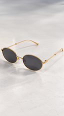 Mimi Round Sunglasses -  Black