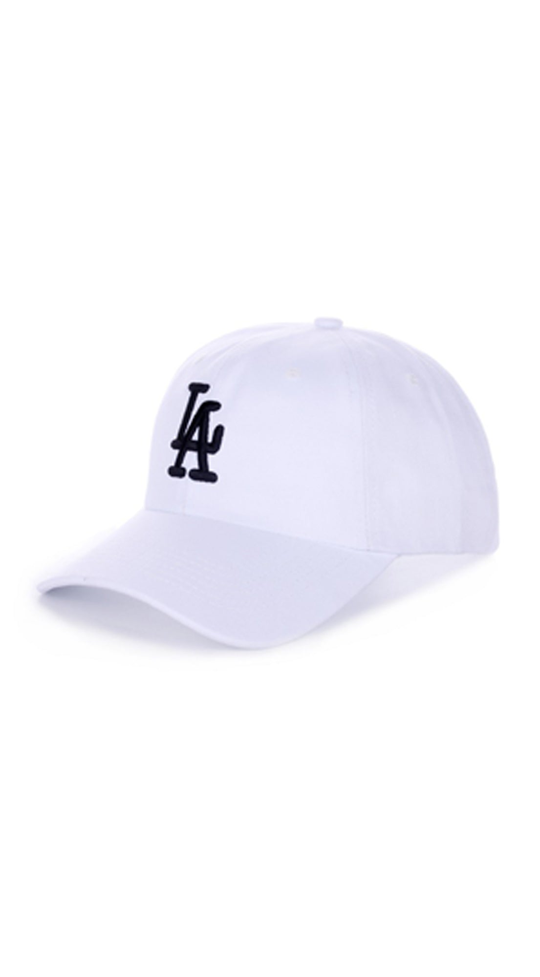 LA baseball cap - White
