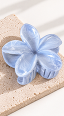 Veda Flower Summer Hair Clip - Blue