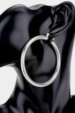 Silver Gold Filled 14K Metal Hoop Earrings