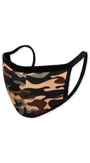 Camo Green Print Reusable Face Mask