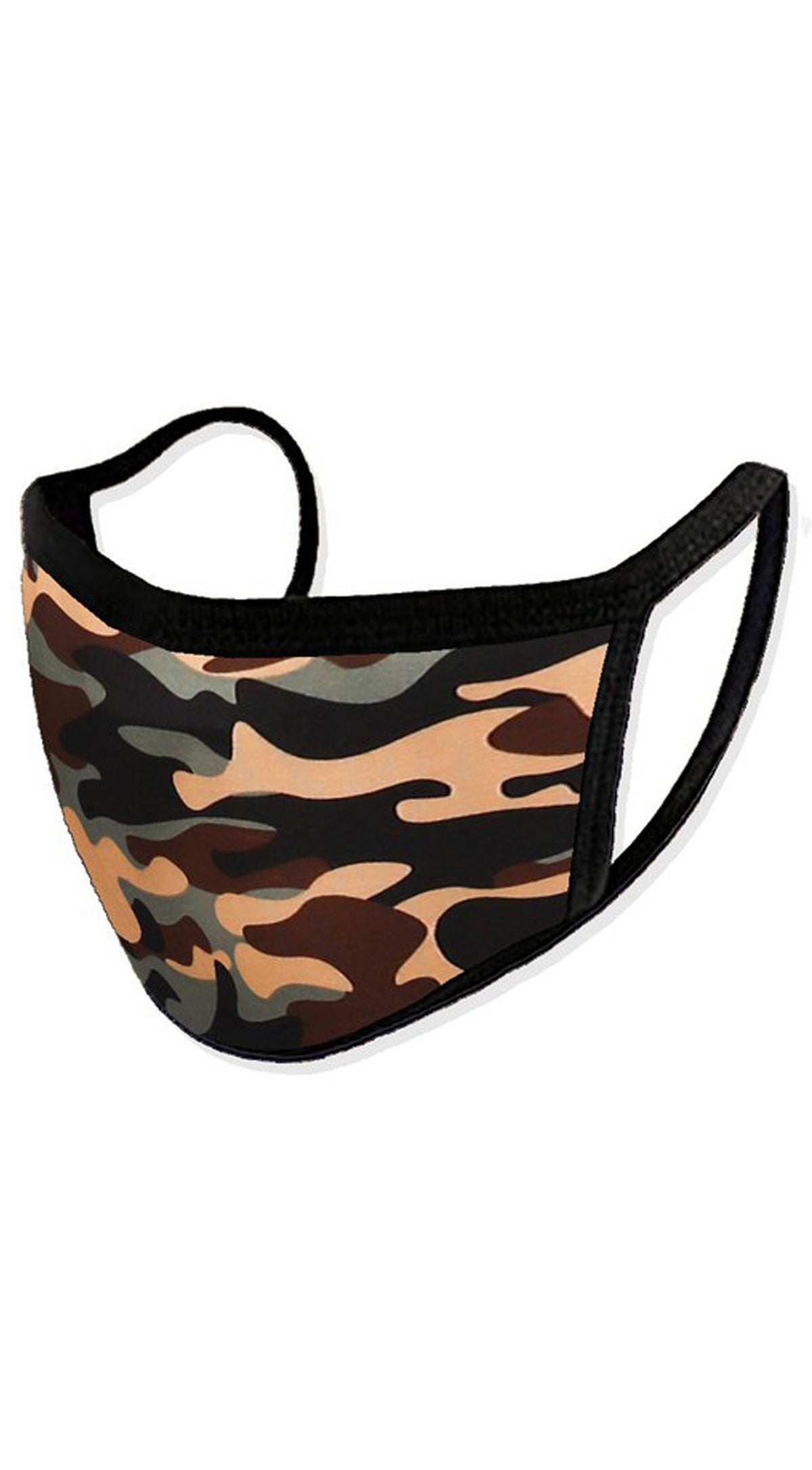 Camo Green Print Reusable Face Mask