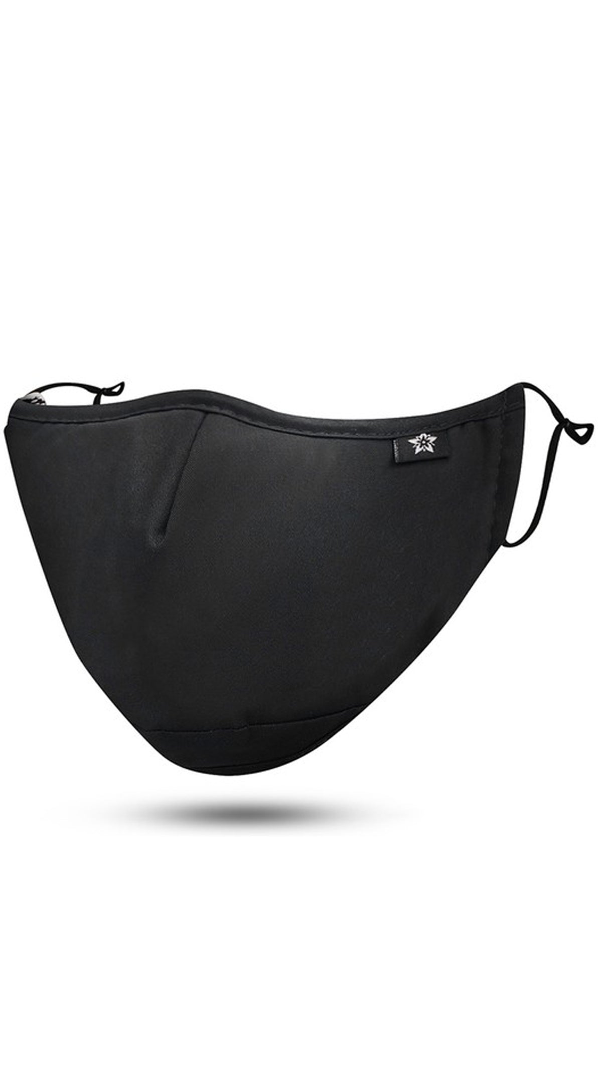 Black Adjustable Reusable Face Mask