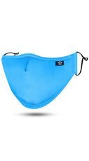 Light Blue Adjustable Reusable Face Mask