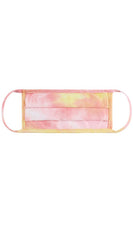 Tie Dye Pink Yellow Kids Reusable Face Mask