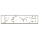 Strapless No-Line Lace Black Reusable Panty