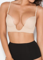 Full Beige V Bra