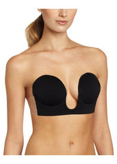 Backless Strapless Black V Bra