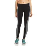 Women's Black/Charcoal Body Hug Training Pant - Emprada