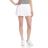 Women's White Love Game Tennis Skirt - Emprada