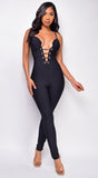 Savar Black Bandage Jumpsuit
