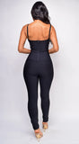 Savar Black Bandage Jumpsuit