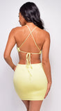 Essen Yellow Ring Detail Dress