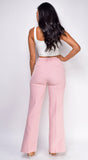 Delta Light Pink Wide Leg Pants