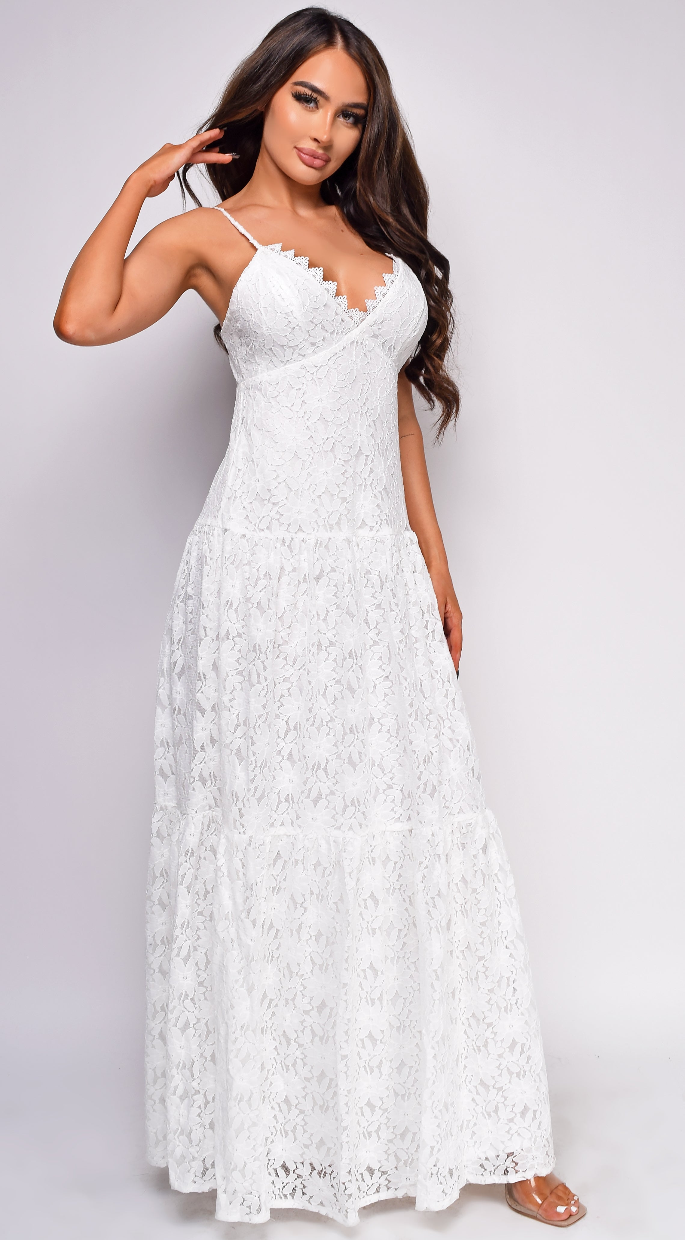 Demir White Maxi Dress