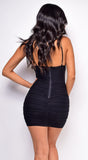 Norway Black Mesh Dress