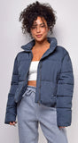 Kimia Slate Blue Puffer Jacket