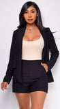 Elba Black Blazer Set