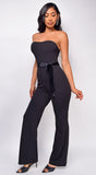 Cove Black Strapless Jumpsuit
