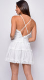 Payson White Ruffle Dress