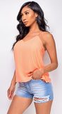 Lily Orange Classic Top