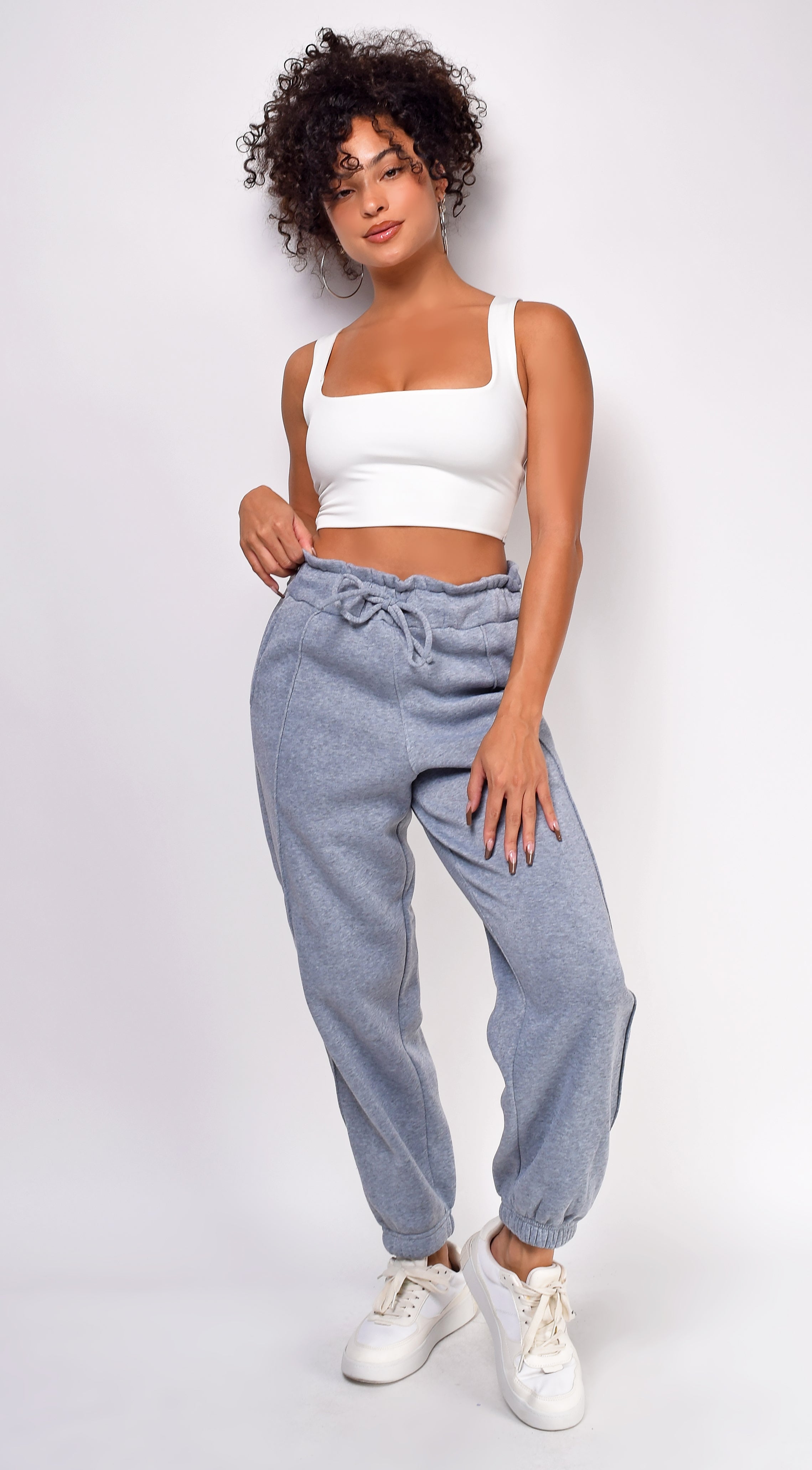 Power Heather Gray Joggers