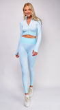 Paityn Light Blue Seamless Activewear Set