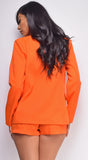 Nina Orange Blazer Set