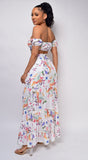 Bermuda White Floral Print Set