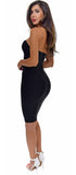 Nahal Black Bandage Dress