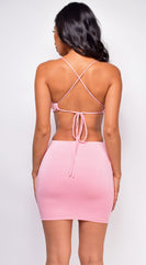 Essen Pink Ring Detail Dress