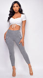 Merit Grey Pocket Leggings