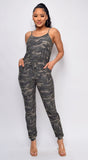 Jorja Green Camo Jumpsuit