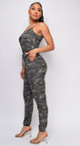 Jorja Green Camo Jumpsuit