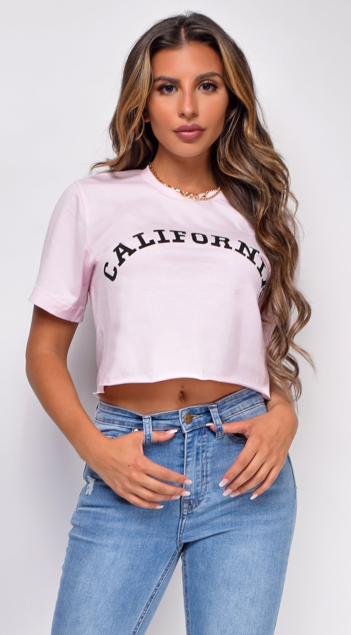 California Pink Graphic Tee