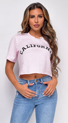 California Pink Graphic Tee