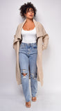 Akia Beige Coatigan