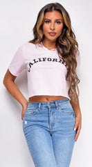 California Pink Graphic Tee