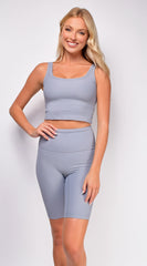 Rylan Gray Ribbed Activewear Set