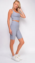 Rylan Gray Ribbed Activewear Set