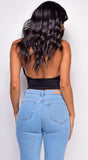 Ezili Black Wrap Halter Top