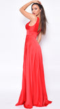 Everleigh Red Satin Gown